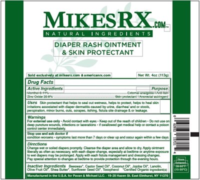 Mikesrx Diaper Rash Ointment (Mikesrx Diaper Rash Ointment)